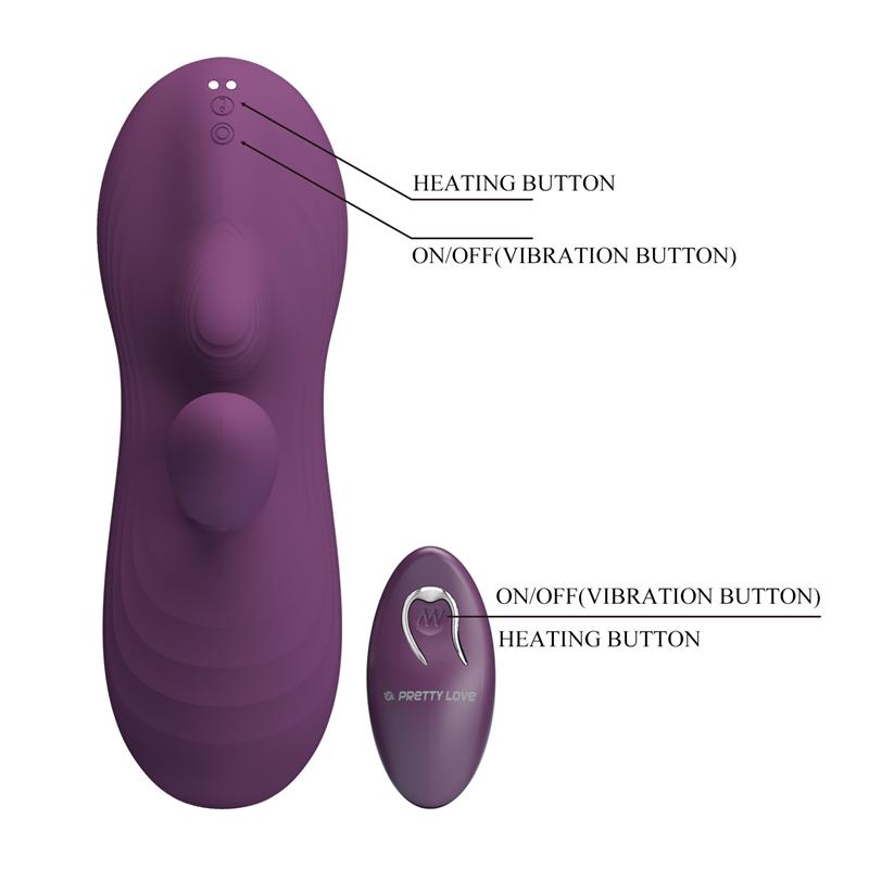 Luka Asiento con Vibrador con Finger, Efecto Calor y Bolas Rotadoras - Imagen 7