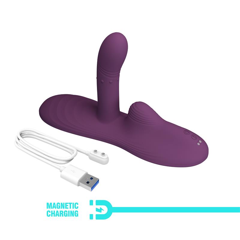 Luka Asiento con Vibrador con Finger, Efecto Calor y Bolas Rotadoras - Imagen 9