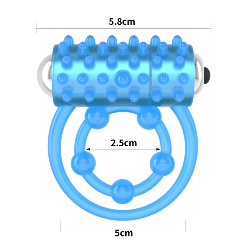 Lumino Play Anillo Vibrador Luz Azul - Imagen 6