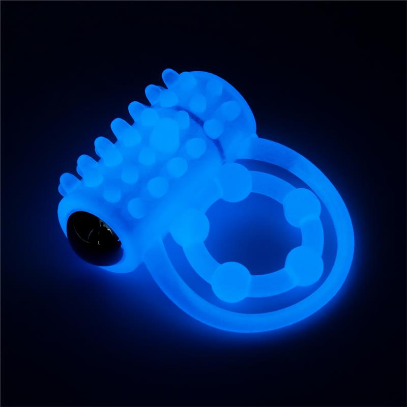 Lumino Play Anillo Vibrador Luz Azul - Imagen 3