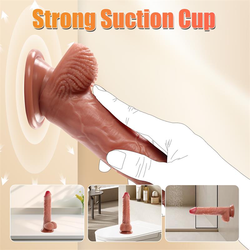 Marvin Dildo con Thrusting y Vibración 8.07 - Imagen 6