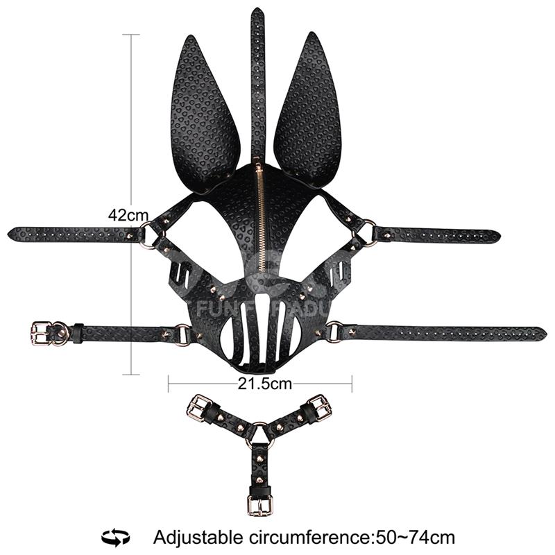 Máscara Conejo Rebellion Reign Dark Bunny - Imagen 10