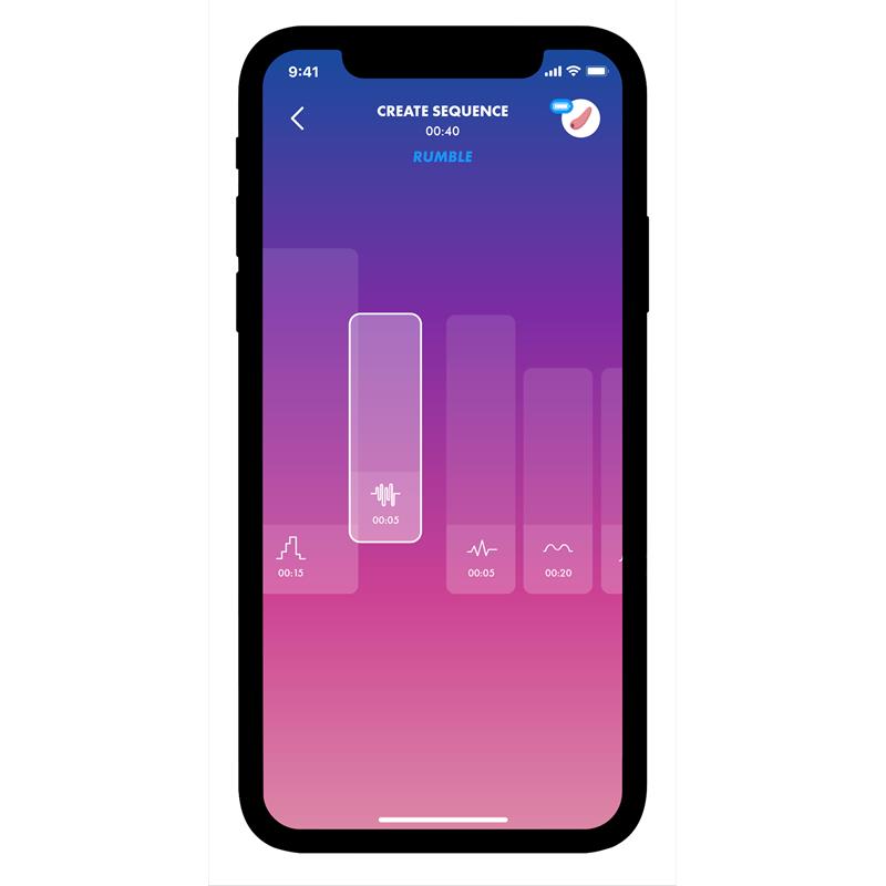 Mono Flex Vibrador con APP Mauve - Imagen 5