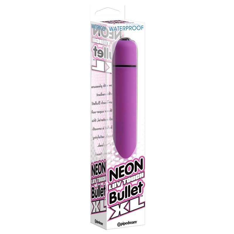 Neon Bala Vibradora XL Luv Touch Púrpura - Imagen 2