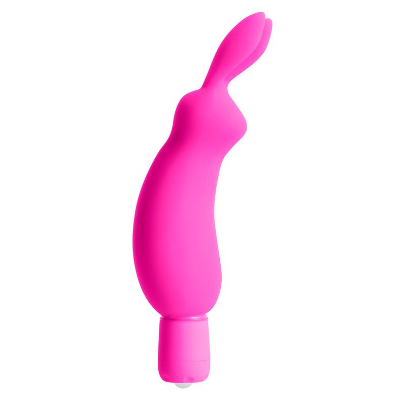 Neon Mini Vibrador Luv Bunny Rosa - Imagen 3