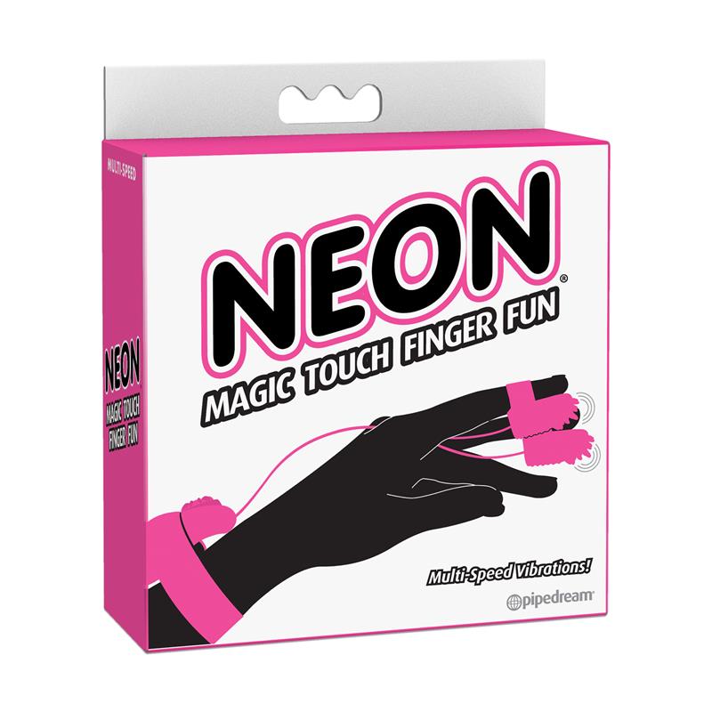 Neon Mini Vibradores para el Dedo Rosa - Imagen 2