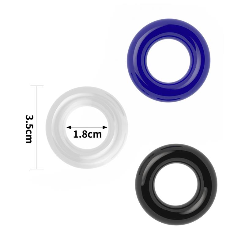 Pack de 3 Anillos para el Pene Power Plus - Imagen 5