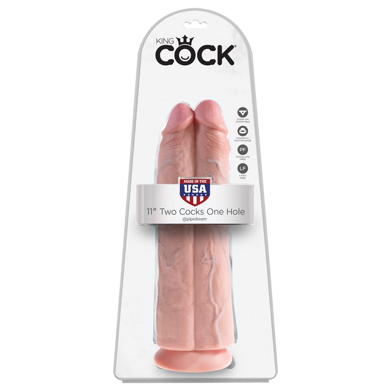 Pene Doble Two Cocks One Hole Natural 11 - Imagen 2