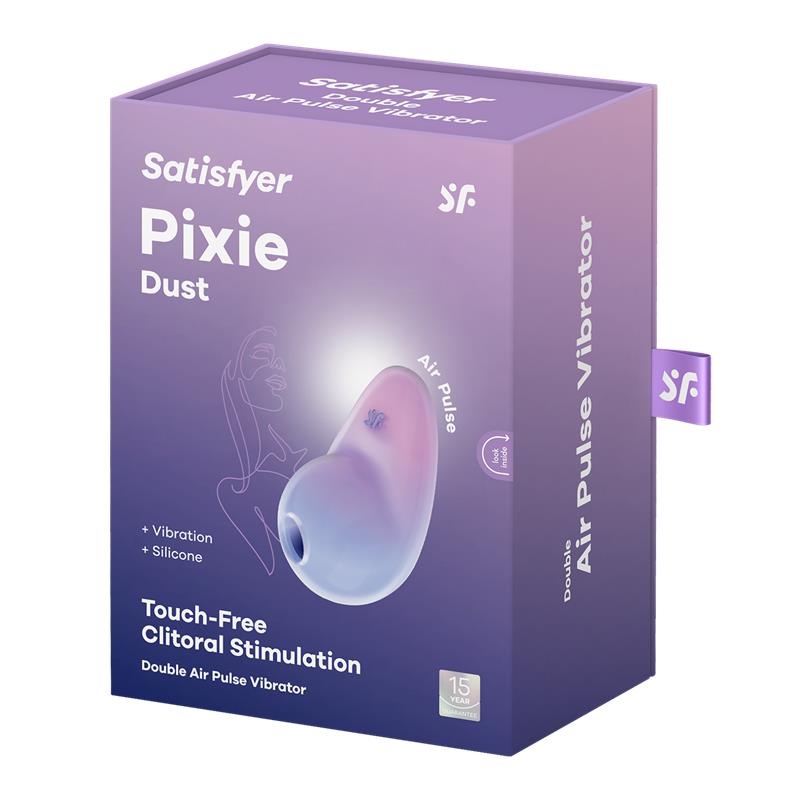 Pixie Dust Succionador de Clítoris con Vibración Violeta/Rosa - Imagen 6