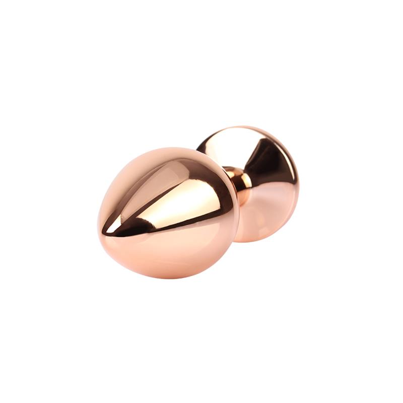 Plug Anal con Joya de Rosa Color Rose Talla M - Imagen 5