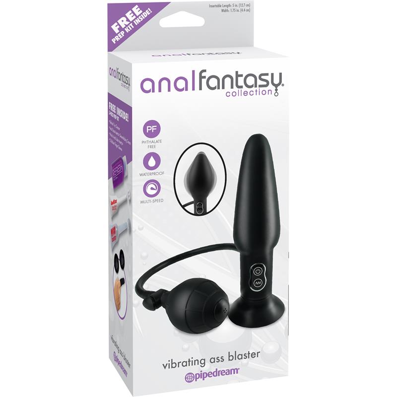 Plug Anal con Vibración Color Negro - Imagen 2