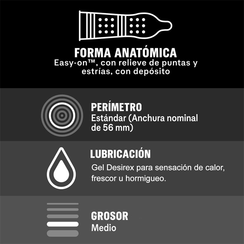 Preservativos Intense 12ud - Imagen 3