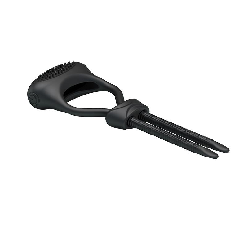 Pretty Love Anillo Vibrador Curitis Color Negro - Imagen 2
