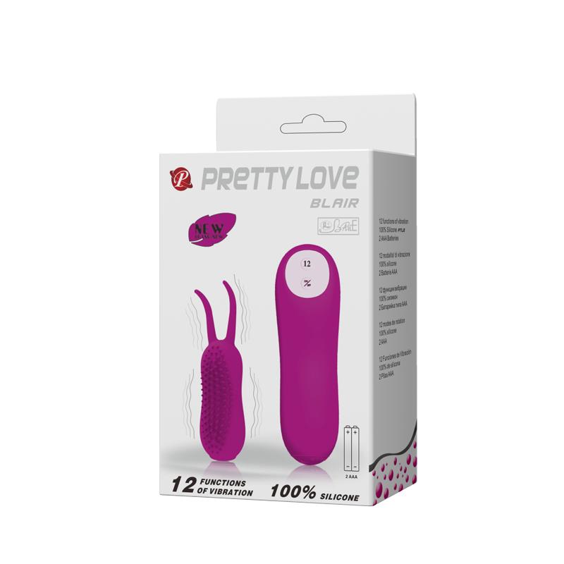 DISC*Pretty Love Vibrador Blair Color Púrpura cl80 - Imagen 8
