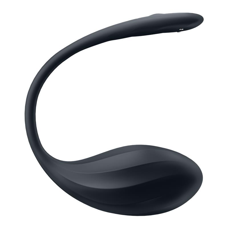 Ribbed Petal Vibrador de Braguita APP Negro - Imagen 2