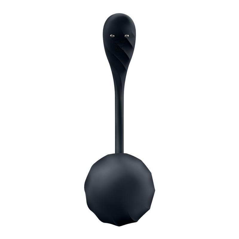 Ribbed Petal Vibrador de Braguita APP Negro - Imagen 3