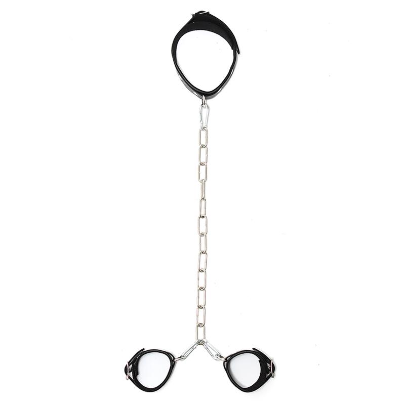 Collar con Esposas Cadena Ajustables - Imagen 3
