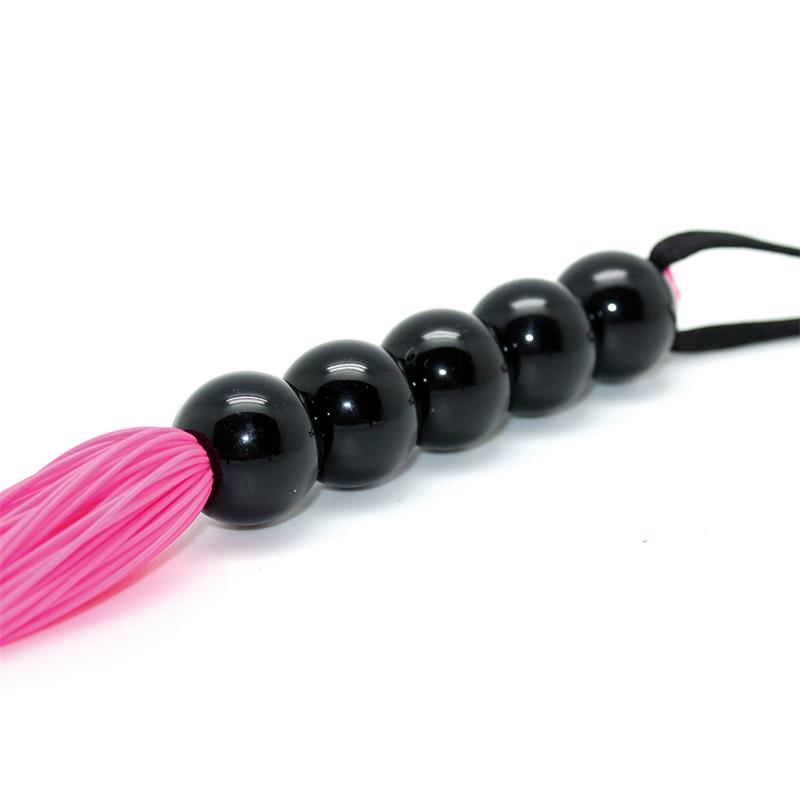 Flogger Silicona Rosa 38 cm - Imagen 3