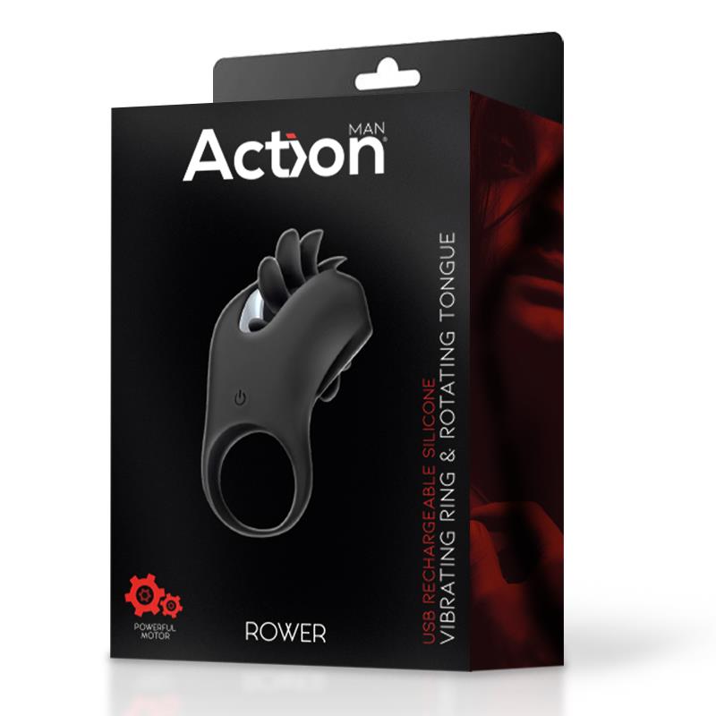 Rower Anillo Vibrador con Lengua Rotadora - Imagen 6