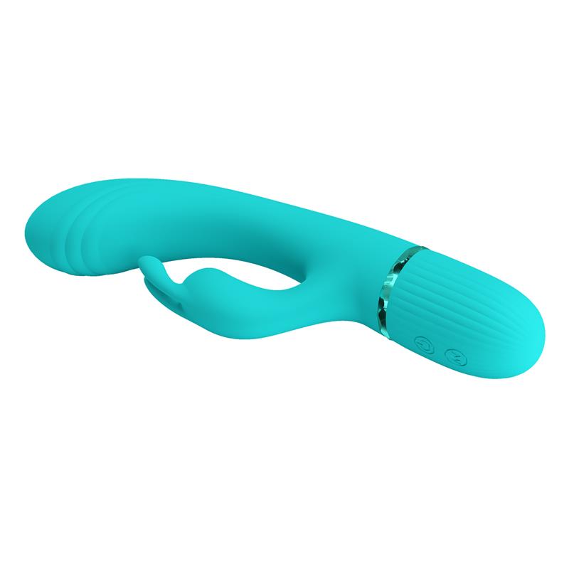 Scocco Vibrador con Rabbit Turquesa - Imagen 6