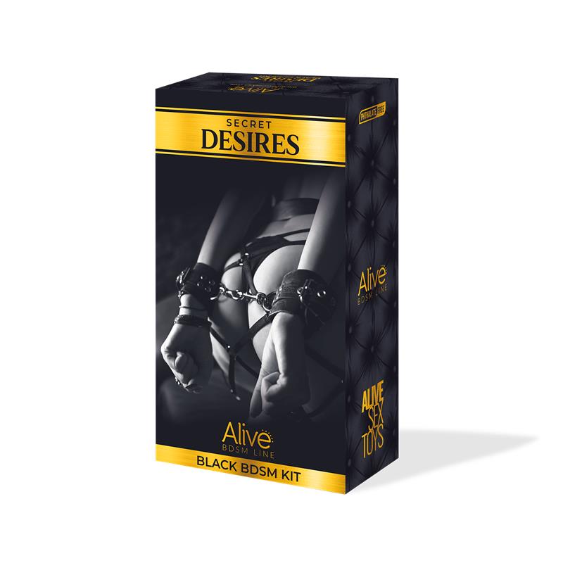 Secret Desires Black Kit de 8 Piezas BDSM - Imagen 9
