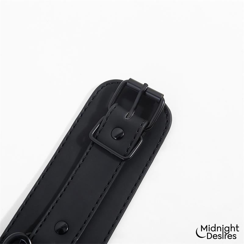 Set de Restricciones con Esposas y Collar con Correa - Imagen 8