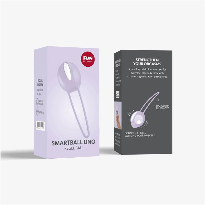Smartball uno Bola Kegel White/Pastel Lilac - Imagen 4