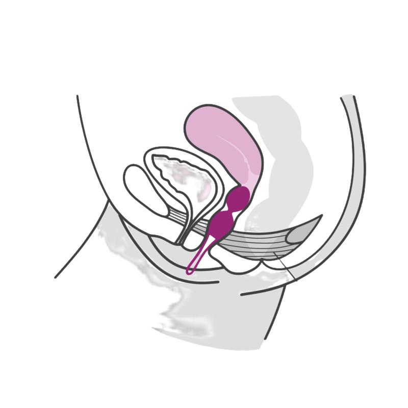 Smartballs duo Bolas Kegel Gray/Black - Imagen 5