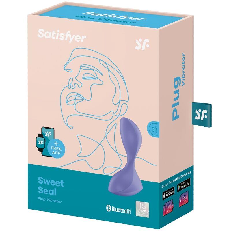 Sweet Seal Plug Anal con Vibración y APP Negro - Imagen 4