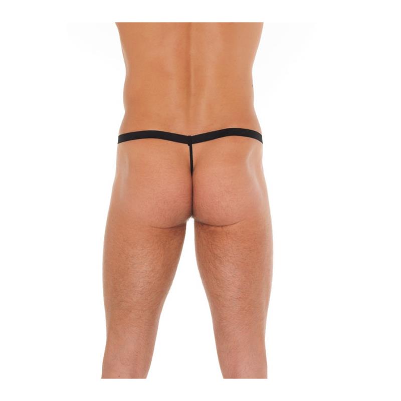 Tanga Negro Talla Única - Imagen 2
