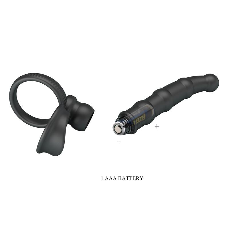 Tatum Plug Anal con Anillo para el Pene con Vibración - Imagen 7