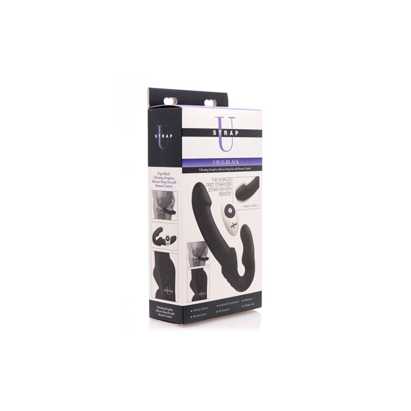 Urge Vibrador Doble Control Remoto Negro - Imagen 5