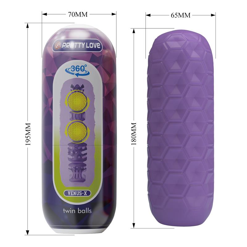 Venus X Masturbador Masculino Twin Balls - Imagen 7