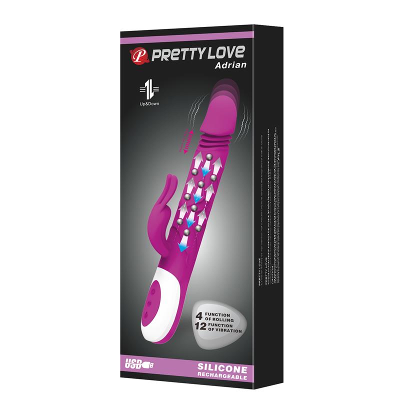Vibrador con Bolas Rolling y Movimiento Up and Down Adrian - Imagen 9