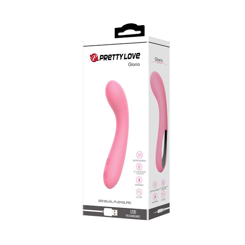 Vibrador Gloria Color Rosa Claro - Imagen 9