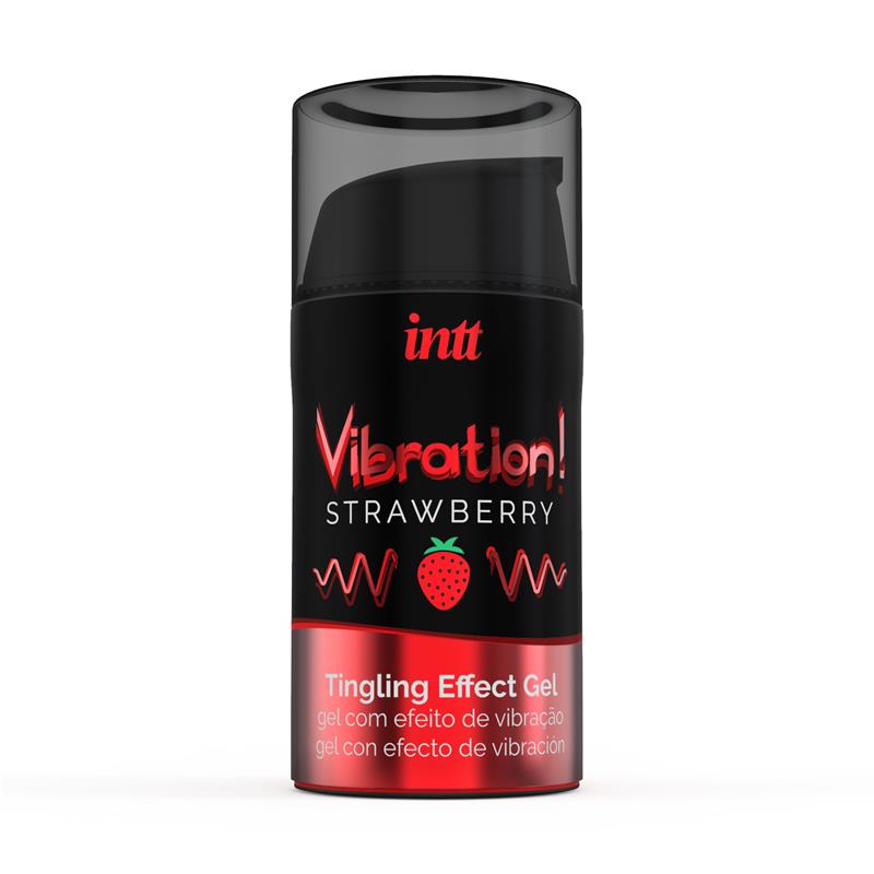 Vibrador Liquido Efecto Calor Aroma Fresa 15 ml - Imagen 2