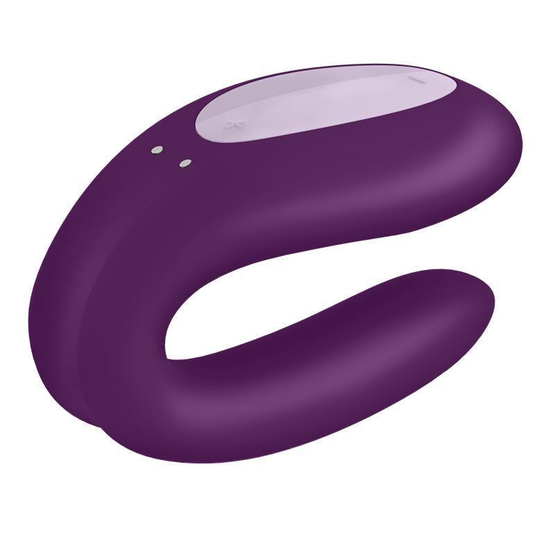 Vibrador para Parejas con APP Double Joy Violeta - Imagen 4