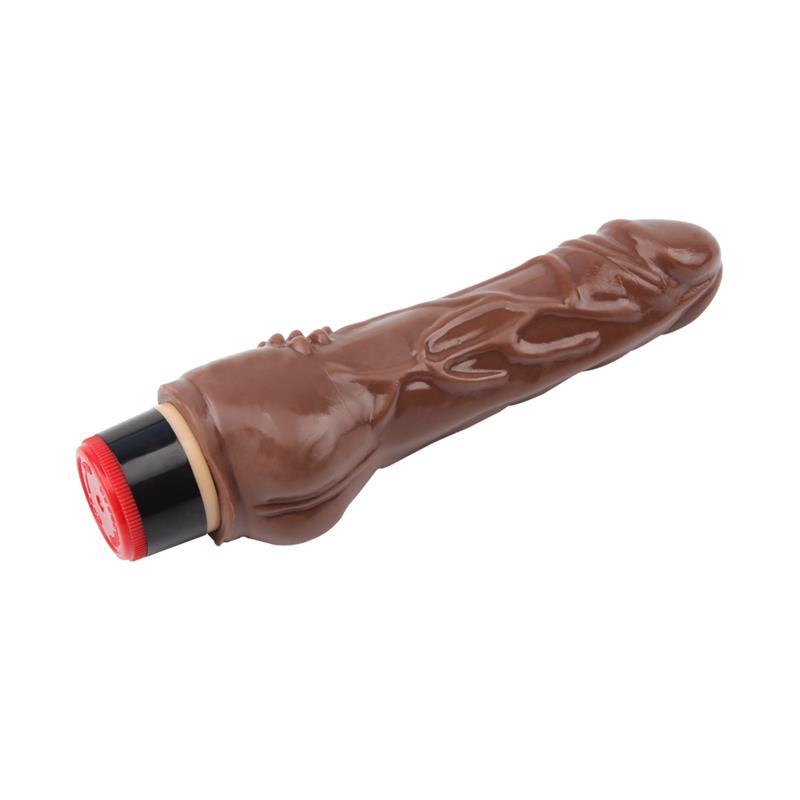 Vibrador T-Skin 7.8" Marron - Imagen 2