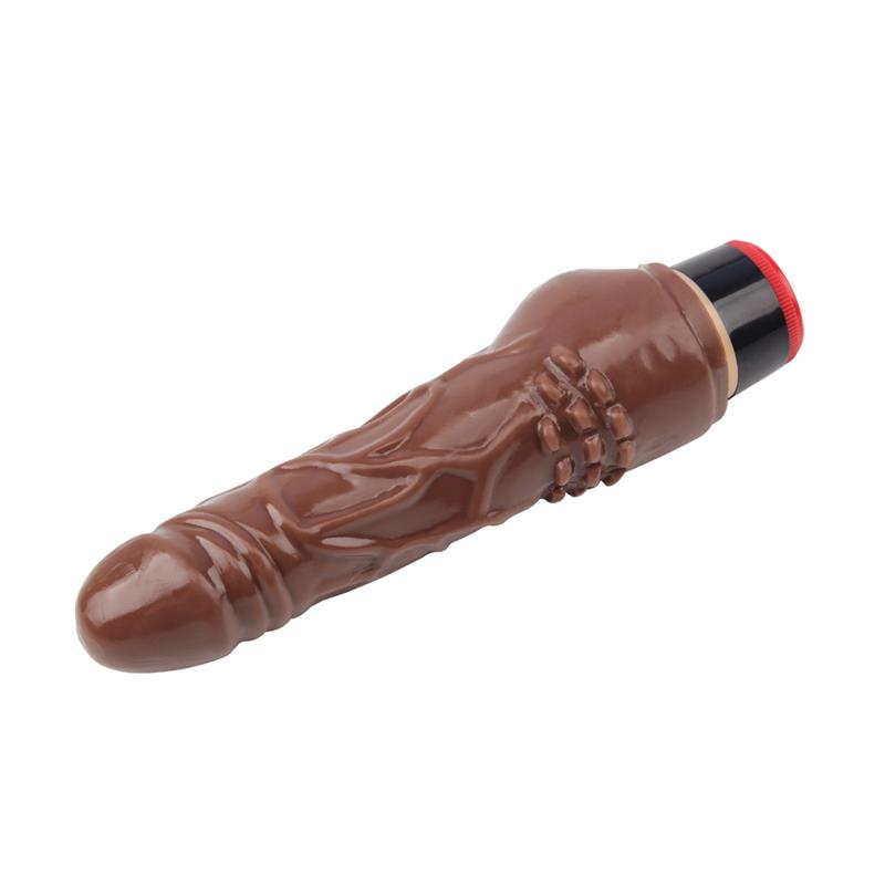 Vibrador T-Skin 7.8" Marron - Imagen 3