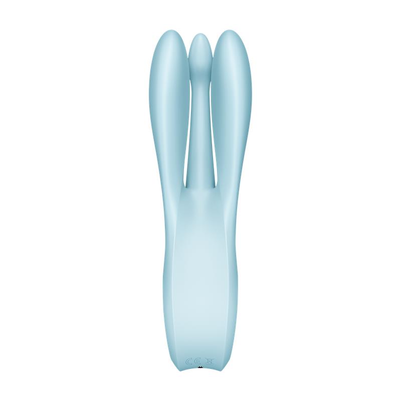 Vibrador Threesome 1 Light Azul - Imagen 4