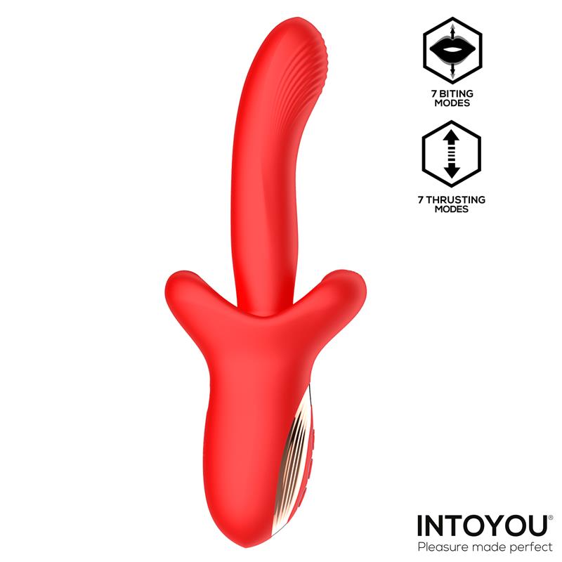 Vyron Vibrador con Thrusting y Biting (Mordisqueo) - Imagen 2