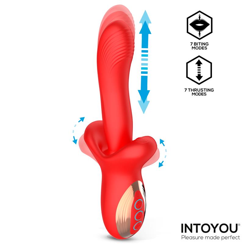Vyron Vibrador con Thrusting y Biting (Mordisqueo) - Imagen 3