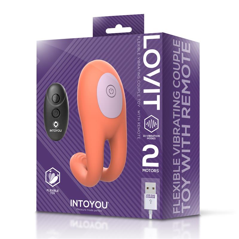Lovit Vibrador de Pareja Flexible con Control Remote - Imagen 13