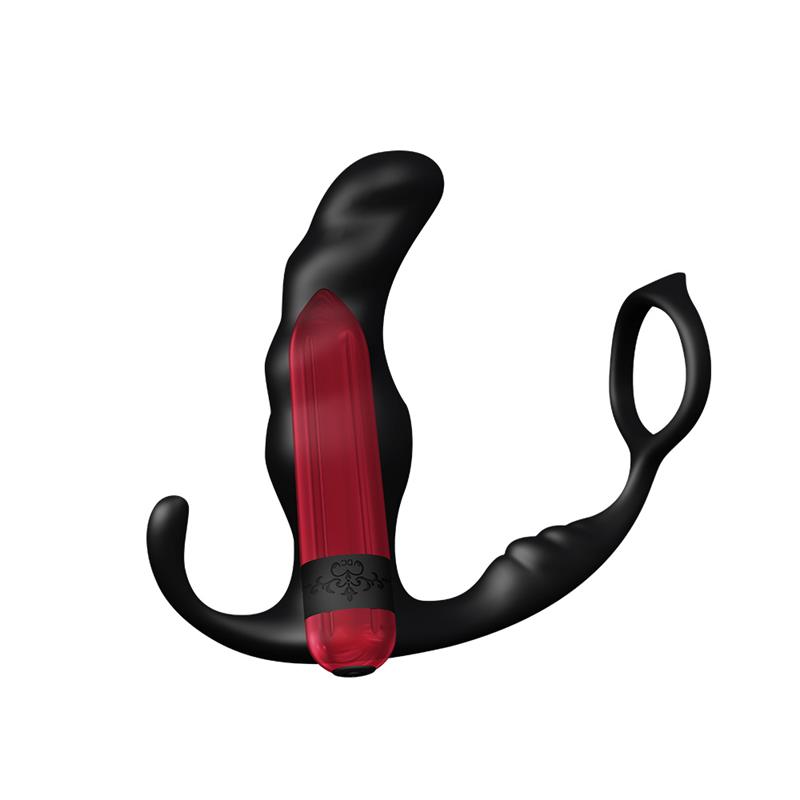 Masajeador Prostática y Plug Anal 2 en 1 con Vibración - Imagen 3