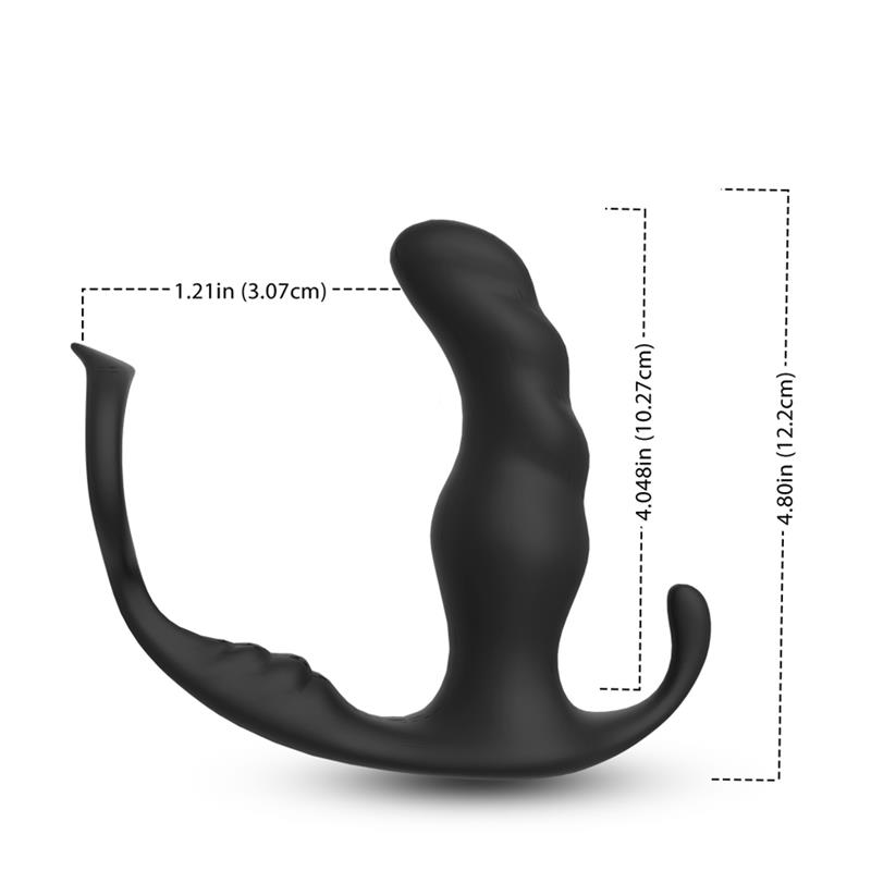 Masajeador Prostática y Plug Anal 2 en 1 con Vibración - Imagen 8