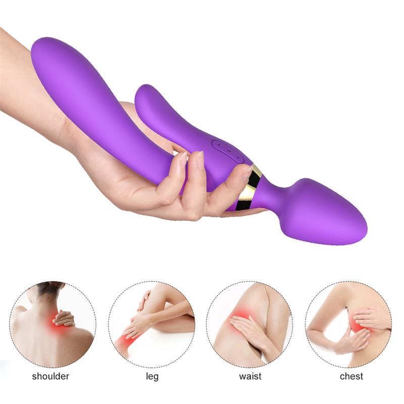 Masajeador y Vibrador Púrpura - Imagen 5