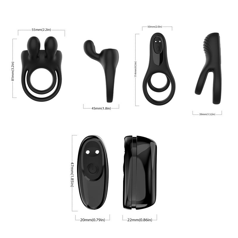 Set de 2 Anillos para el Pene - Imagen 7