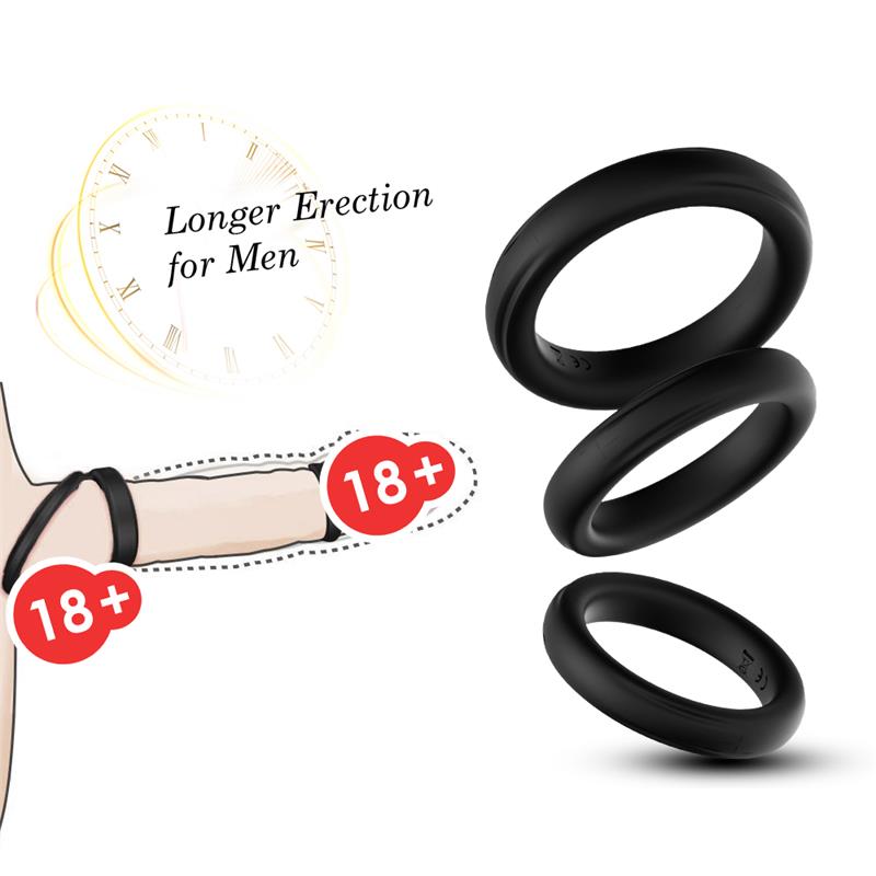 Set de 3 Anillos para el Pene - Imagen 10