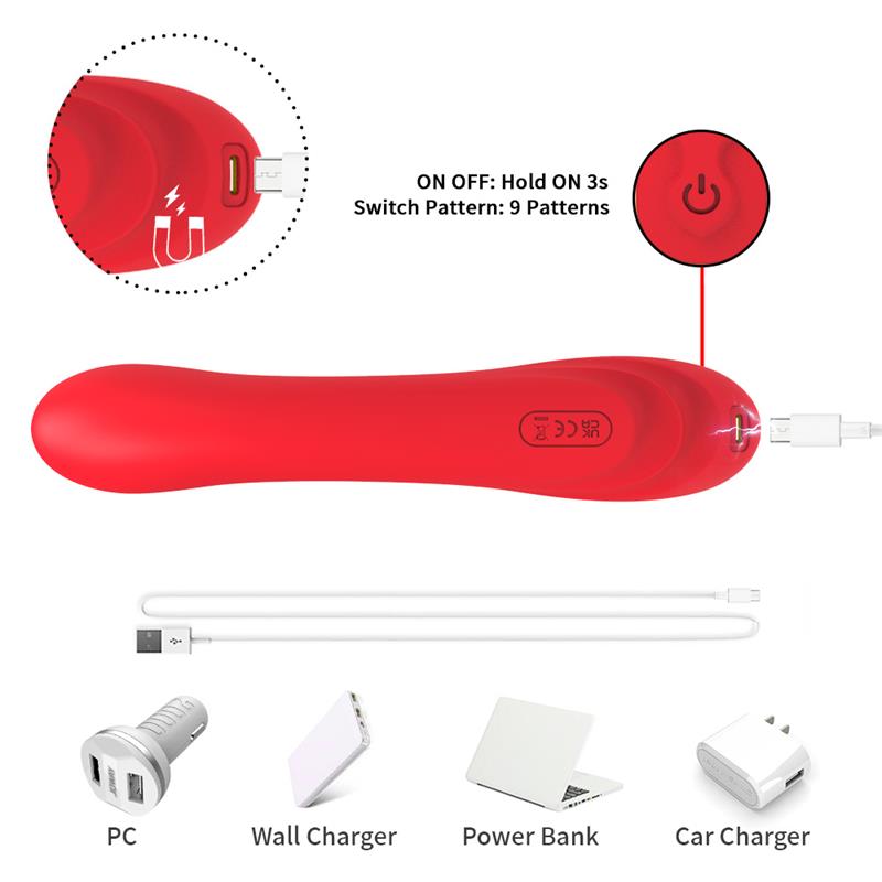 Vibrador con Tickler Punto G - Imagen 7