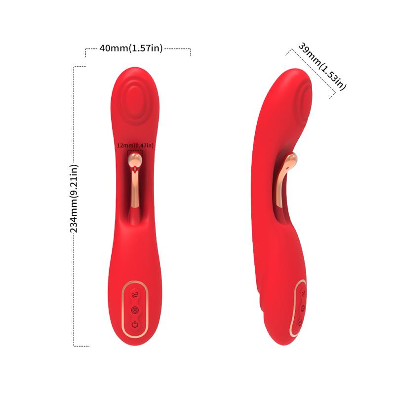 Vibrador con Tickler Punto G - Imagen 8